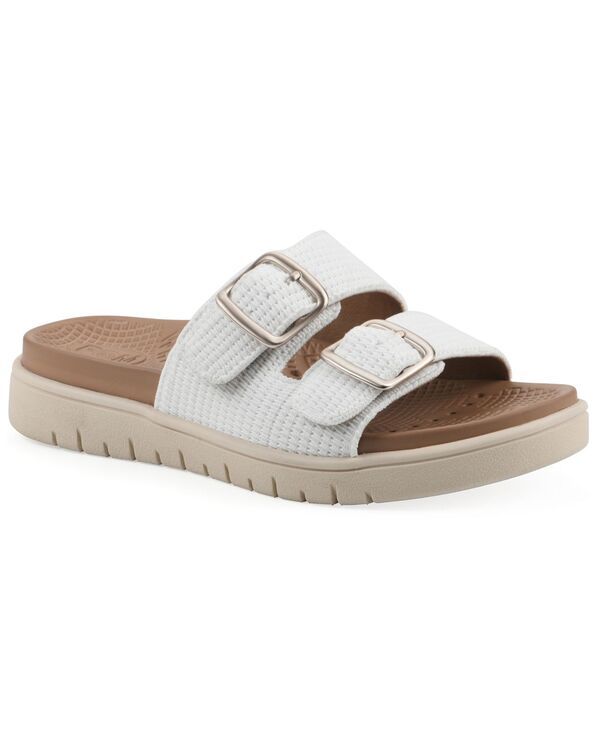 ホワイトマウンテン レディース シューズ サンダル White Mountain Womens Nanny FOM Recovery Sandal White Fabric ホワイト