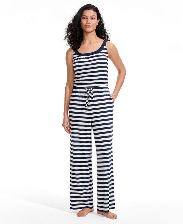 ランズエンド レディース アンダーウェア ナイトウェア パンツ Lands End Womens Cooling 2 Piece Pajama Set Flowy Tank and Pants Dee