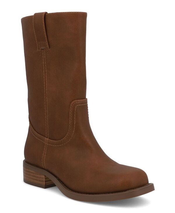 ミア レディース シューズ ブーツ・レインブーツ MIA Womens Miley Western Mid Calf Boots Tan タン