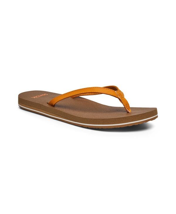 サヌーク レディース シューズ サンダル Sanuk Women Yoga Joy II Sandals Topaz tan タン