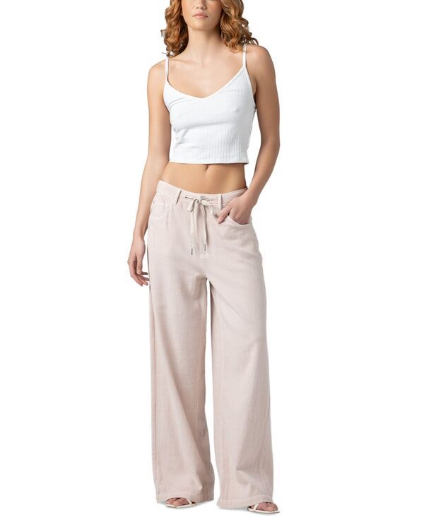 ブランクニューヨーク レディース ボトムス カジュアルパンツ ローライズ BLANK NYC Womens LowRise Baggy Pants Chilled Rose