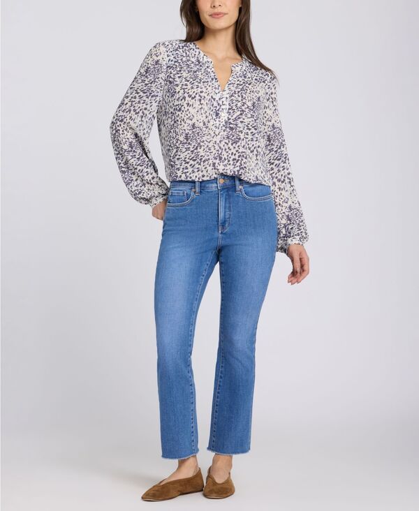 エヌワイディージェイ レディース シューズ ブーツ・レインブーツ プチ ミニ ジーンズ NYDJ Petite HighRise Billie Mini Boot Jeans with Liftuck