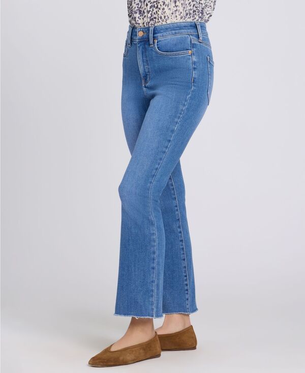 エヌワイディージェイ レディース シューズ ブーツ・レインブーツ プチ ミニ ジーンズ NYDJ Petite HighRise Billie Mini Boot Jeans with Liftuck