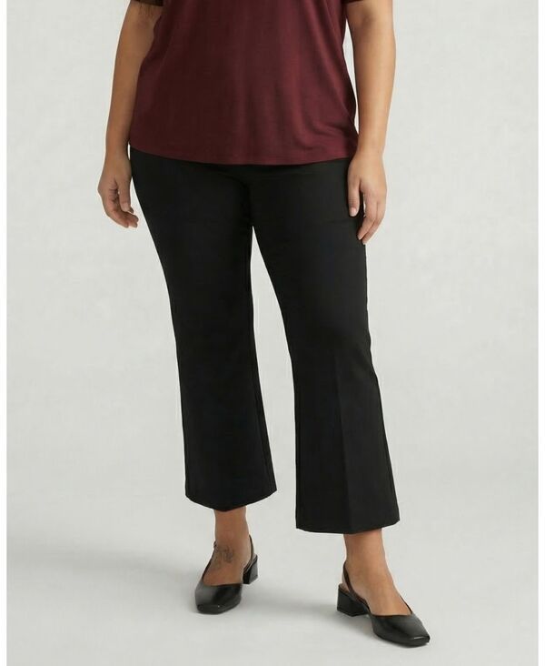 ユニバーサル スタンダード レディース ボトムス カジュアルパンツ プラスサイズ Universal Standard Plusize Amaya Ponte Kick Flare Pants Bla