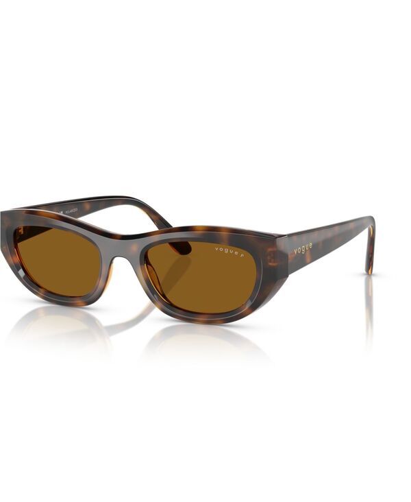 ヴォーグアイウェア レディース アクセサリー サングラス・アイウェア Vogueyewear Womens Polarized Sunglasses VO5616S Total Dark Havana