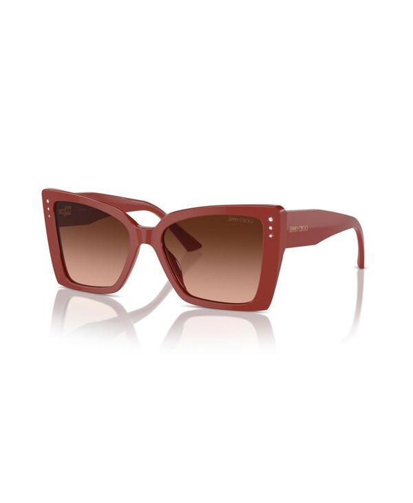 ジミーチュー レディース アクセサリー サングラス・アイウェア Jimmy Choo Womens Butterfly Sunglasses JC5001B Red レッド
