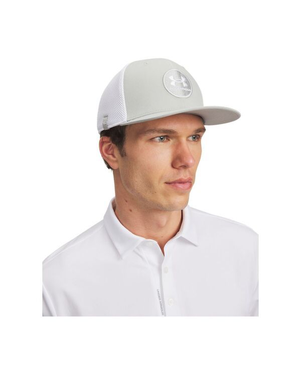 アンダーアーマー メンズ アクセサリー 帽子 ロゴ Under Armour Mens Patterned Logo Drive Hatitanium