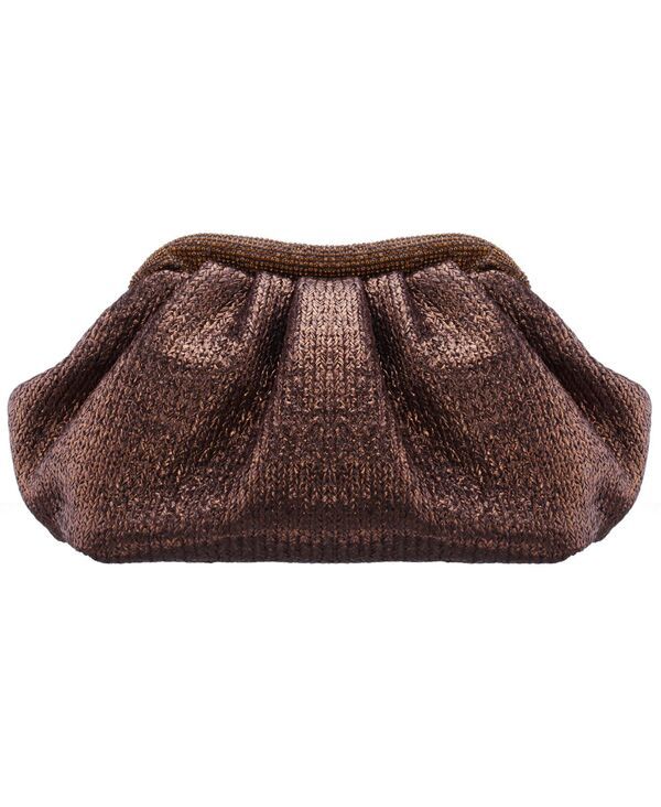 ニナ レディース バッグ Nina Zayla Straw Small Clutchandbag Bronze