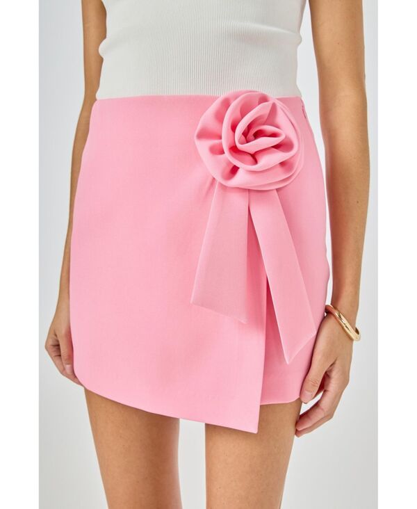 エンドレスローズ レディース ボトムスカート ミニ endless rose Womens Corsage Mini Skirt Pink ピンク