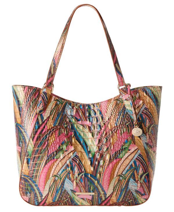 ブランミン レディース バッグ レザー Brahmin Aliza Melbourne Large Leather Tote Handbag Sunleaf Melbourne