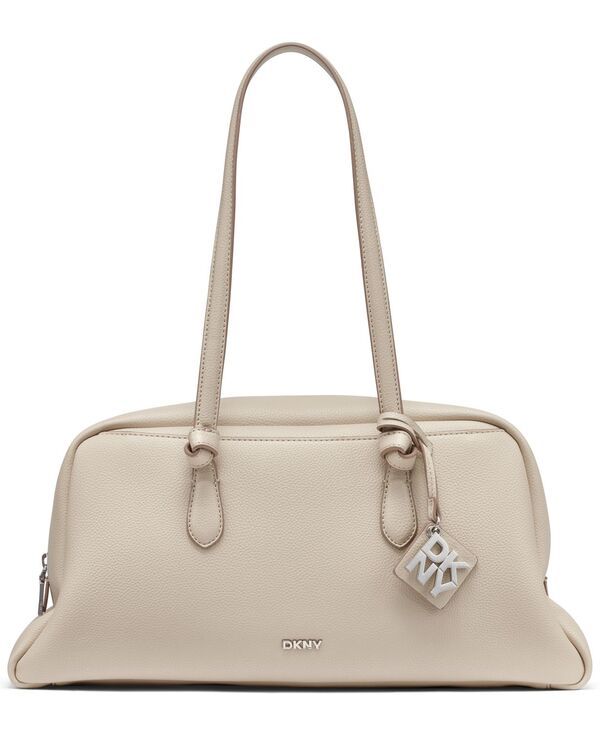 ダナ キャラン ニューヨーク レディース バッグ DKNY Eliza Large Bowling ZipTop Shoulder Handbag Lightaupe トープ
