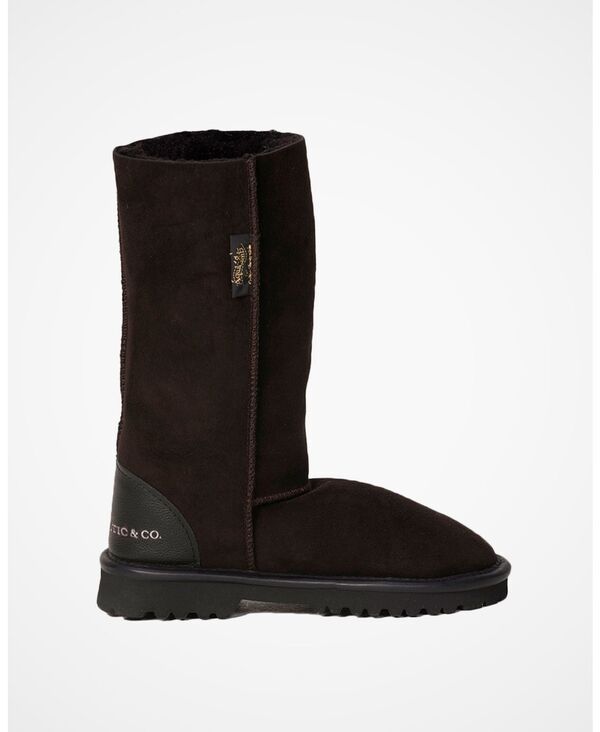 ケルティックアンドコー レディース シューズ ブーツ・レインブーツ Celtic Co Aqualamb Shearling Calf Boots Darkest brown ブラウン