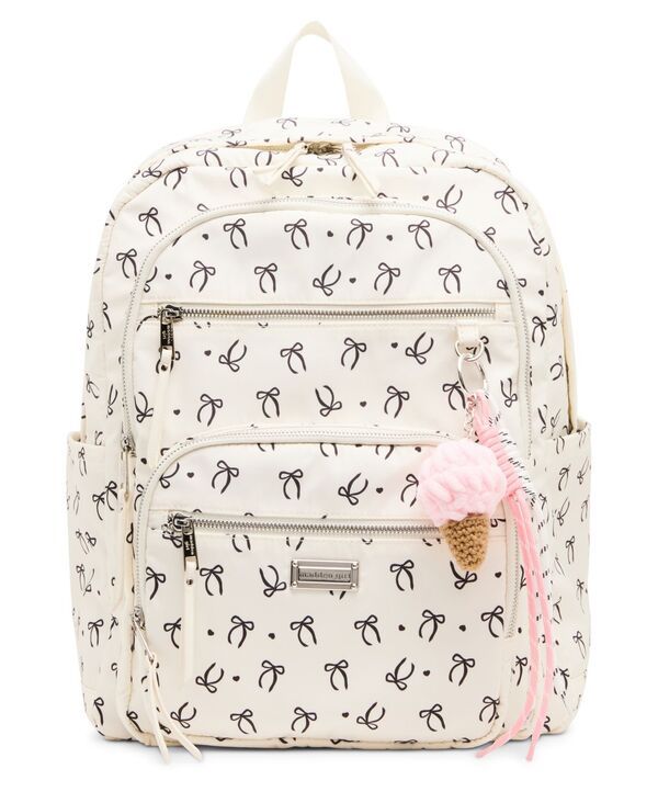 マッデンガール レディース バッグ バックパック・リュックサック Madden Girl Storm Domedium Backpack Cream Bow クリーム