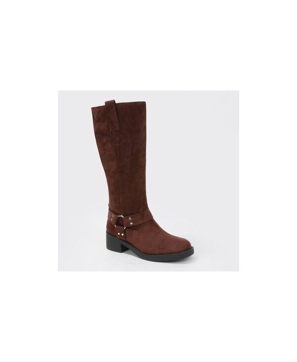 バーネス レディース シューズ ブーツ・レインブーツ BERNESSpencer Moto Boots Brown ブラウン