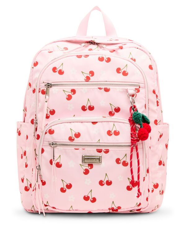 マッデンガール レディース バッグ バックパック・リュックサック Madden Girl Storm Domedium Backpack Pink Cherry ピンク