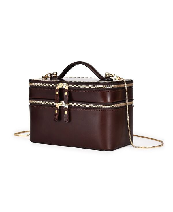オールドトレンド レディース バッグ OLD TREND Ixia Small Trunk Handbag Chestnut Brown ブラウン