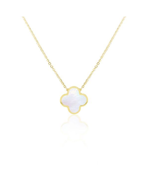 ザ・ラブリー レディース アクセサリー ネックレス・チョーカー・ペンダントトップ レース The Lovery Extra Mother of Pearl Single Clover Necklace
