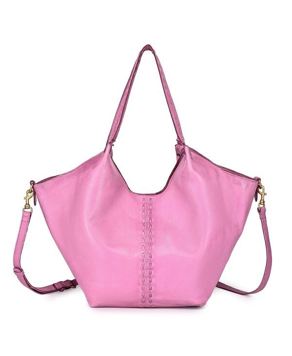 オールドトレンド レディース バッグ OLD TREND Wisteria Small Handwoven Tote Handbag Powder Pink ピンク