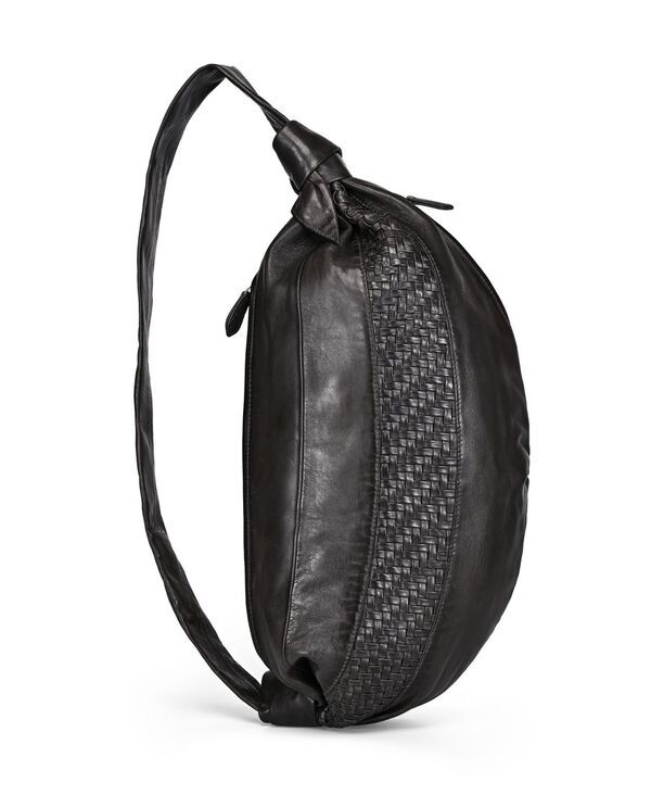 オールドトレンド レディース バッグ OLD TREND Lily ExtraLarge Handwoven Convertible Sling Handbag Charcoal Gray チャコール
