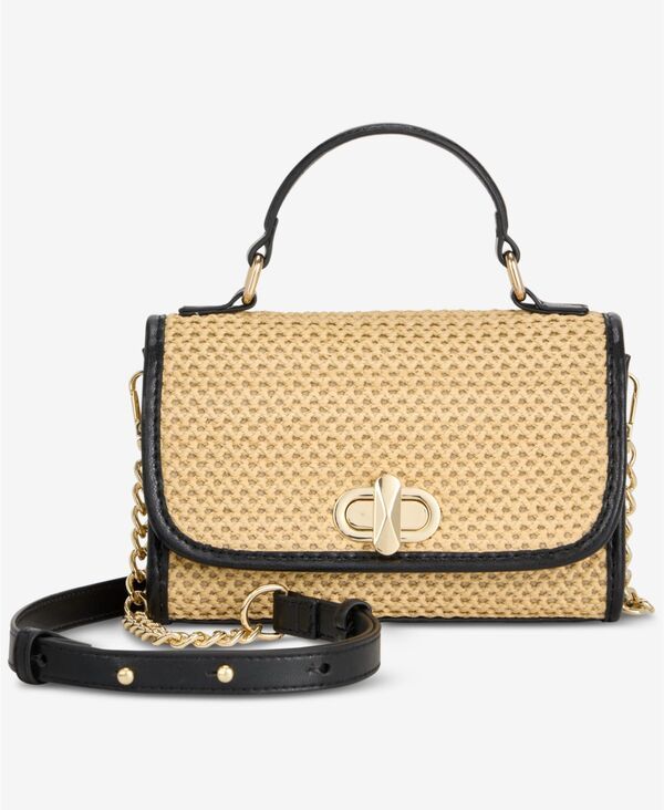 アイエヌシー インターナショナル コンセプト レディース バッグ INC International Concepts Tollaan Micro Straw Crossbody Handbag Na