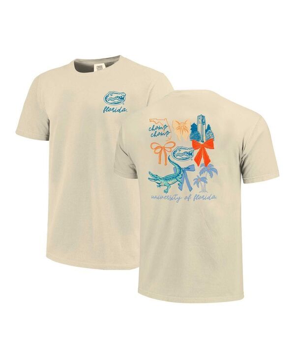 イメージワン メンズ トップス Tシャツ Image One Mens and Womens Natural Florida Gators Comfort Colors Coquette TShirt