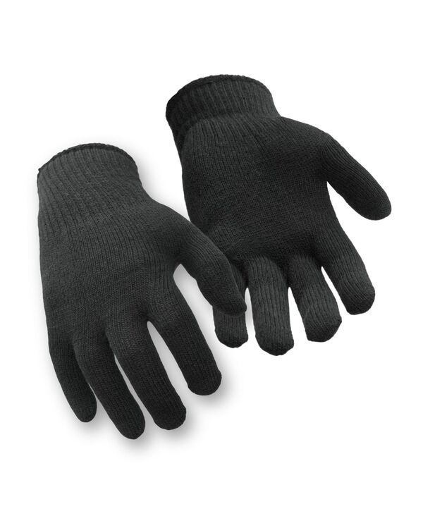 リフリジウェア メンズ アクセサリー 手袋 RefrigiWear Menstretch Glove Liner Sold by the Dozen Black ブラック