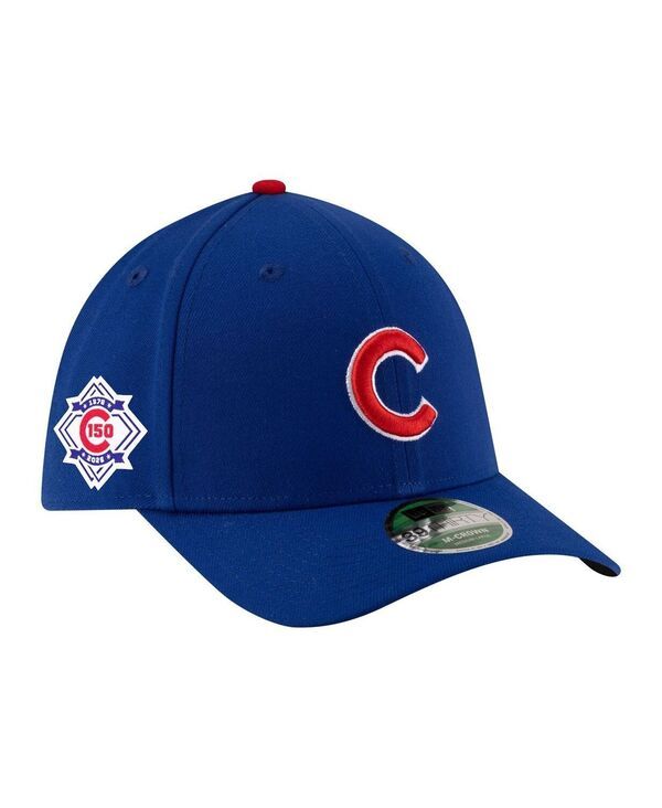 ニューエラ メンズ アクセサリー 帽子 New Era Mens Royal Chicago Cubs 150th Anniversary 39THIRTY MCrown Flex Hat Royal