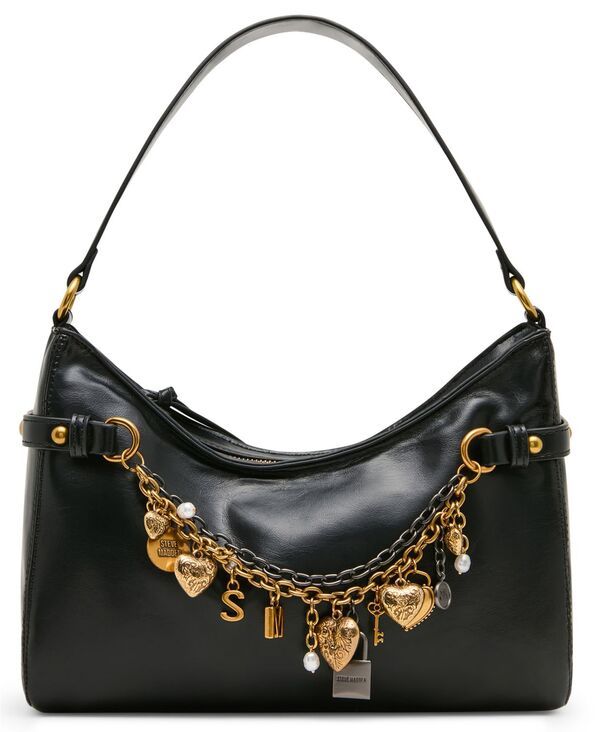 スティーブ マデン レディース バッグ Steve Madden Lianna Relaxed Slouchy Small Shoulder Handbag Black ブラック