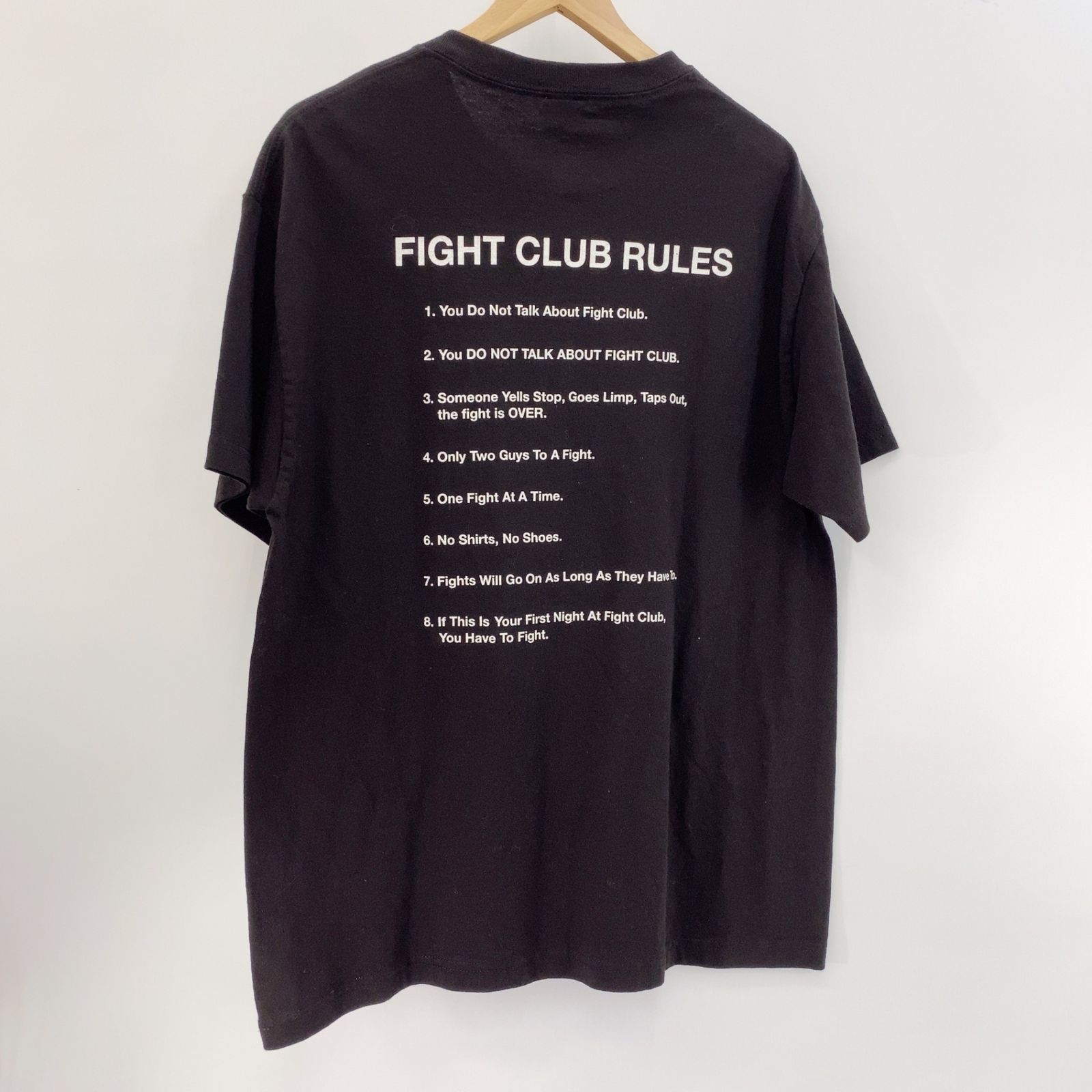 美品 weber Fight Club ファイトクラブ Tシャツ L ブラック メンズ