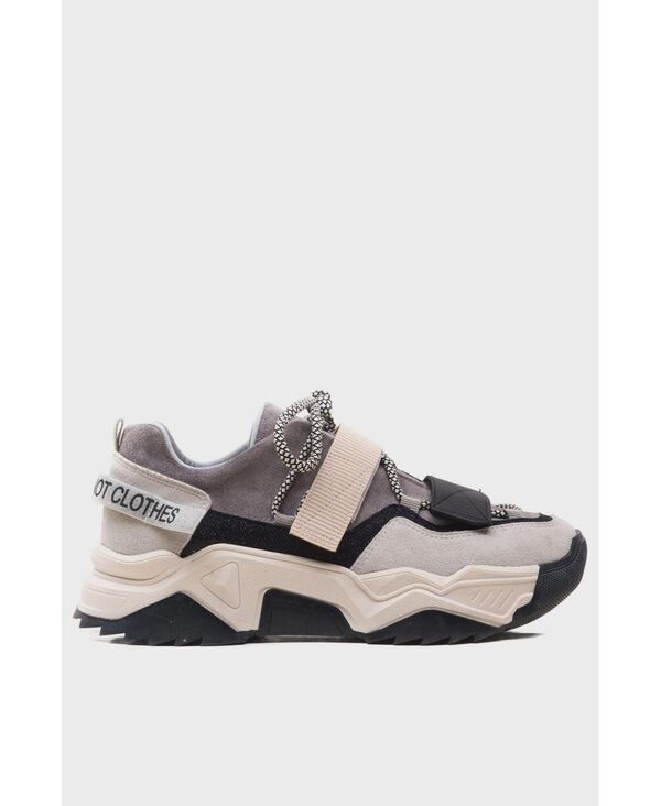 プロローグシューズ レディースニーカー Prologue Shoes Lulen Velcro Sport Sneakers Women Black faux leather ブラック 25,776円