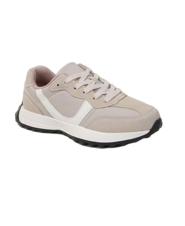 バーネス レディース シューズ スニーカー レース BERNESS Womens Beyonce Retro LaceUp Sneakers Beige ベージュ