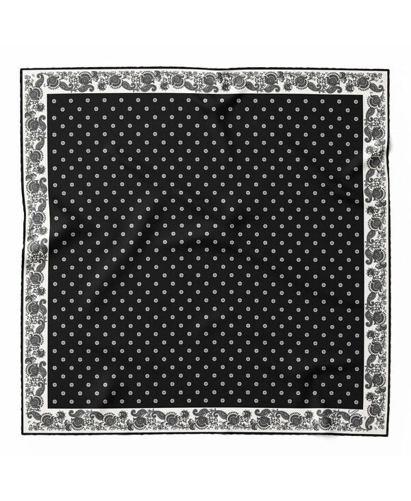 エリザベッタ メンズ アクセサリー マフラー・ストール・スカーフ シルク Elizabetta Mens Diego Silk Neckerchiefor Men Black ブラック