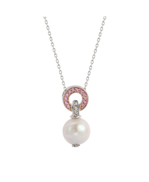 スージー レヴィアン ニューヨーク レディース アクセサリー ネックレス・チョーカー・ペンダントトップ Suzy Levianew York Sterling Silver Pearl Sapphir