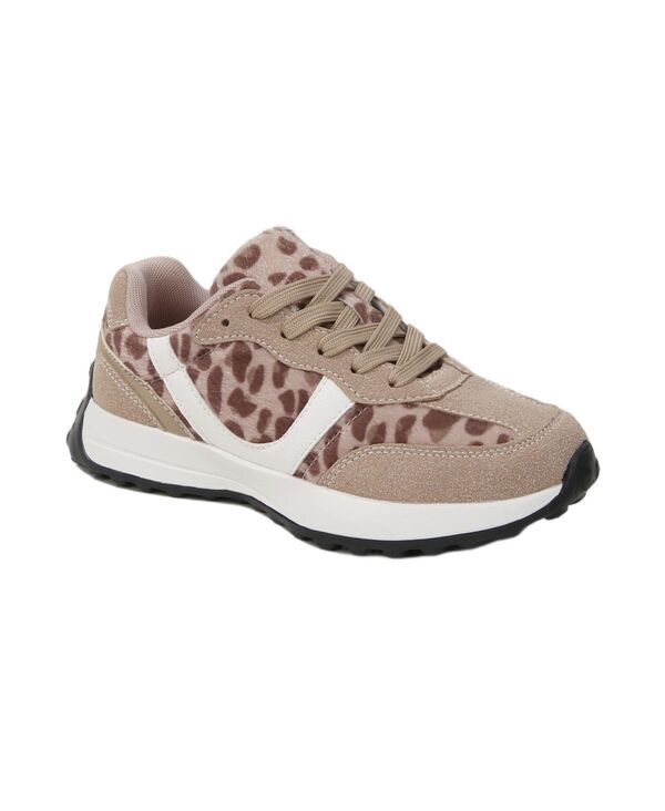 バーネス レディース シューズ スニーカー レース BERNESS Womens Beyonce Retro LaceUp Sneakers Leopard アニマル