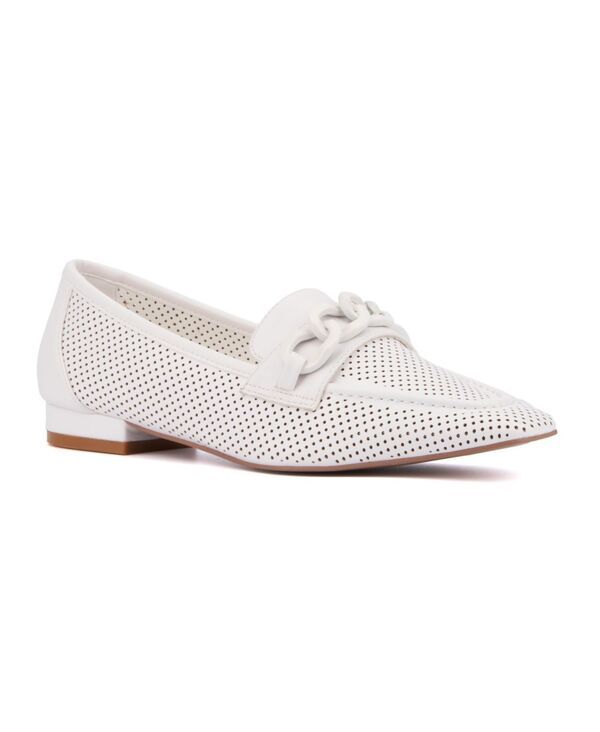 トルゲイス レディース シューズ スリッポン・ローファー Torgeis Womens Kalina Loafer White ホワイト