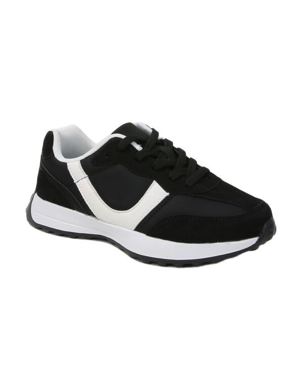 バーネス レディース シューズ スニーカー レース BERNESS Womens Beyonce Retro LaceUp Sneakers Black ブラック