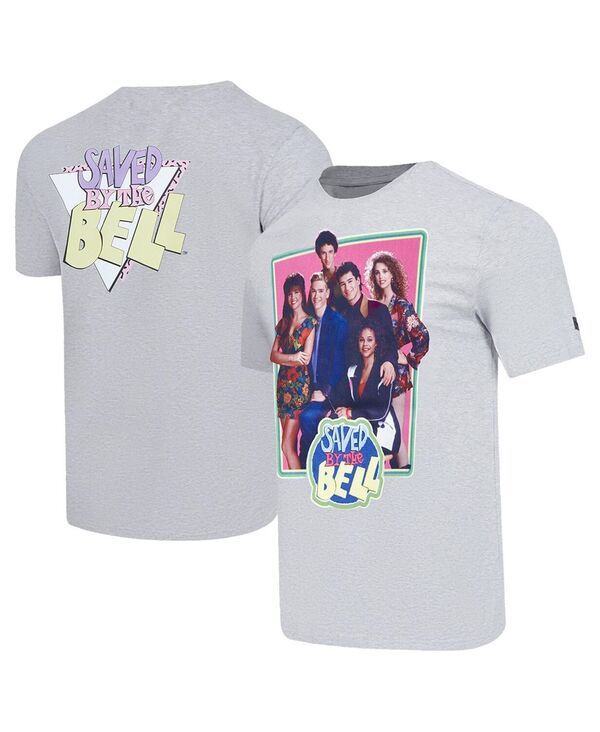 フリーズマックス メンズ トップス Tシャツ Freeze Max Mens Heather Gray Saved by the Bell Cast Photo TShirt Heather Gray