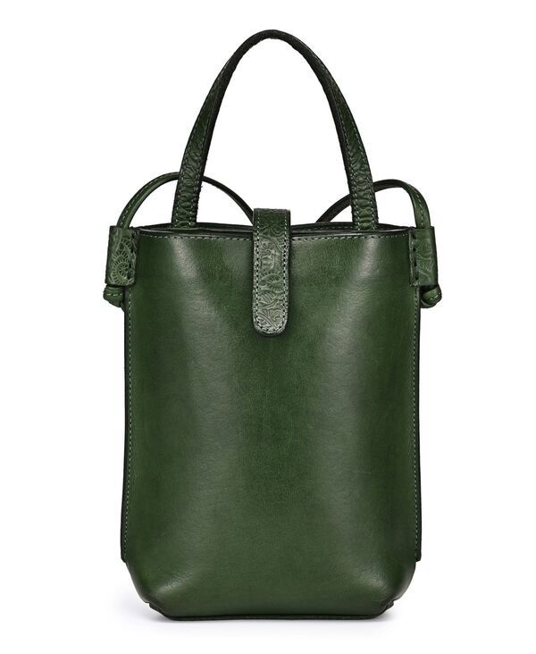 オールドトレンド レディース バッグ ミニ OLD TREND Wishbone Mini Crossbody Handbag Kale Green グリーン