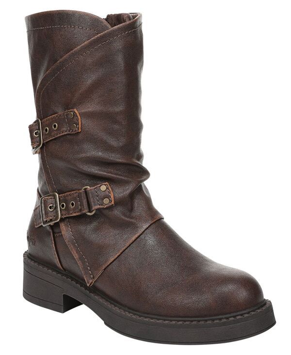ブローフィッシュマリブ レディース シューズ ブーツ・レインブーツ Blowfish Malibu Womens Venice 2 Zipper Boots Brown Faux Leather ブラ