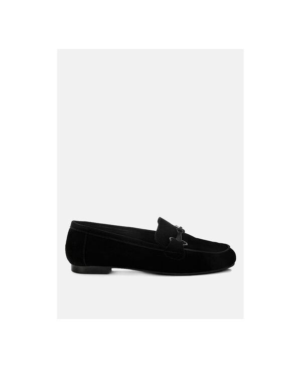 ラグアンドコー レディース シューズ パンプスエード ローファー Rag Co Rag and Co Womens Awen Monochromatic Horsebit Real Suede Loa