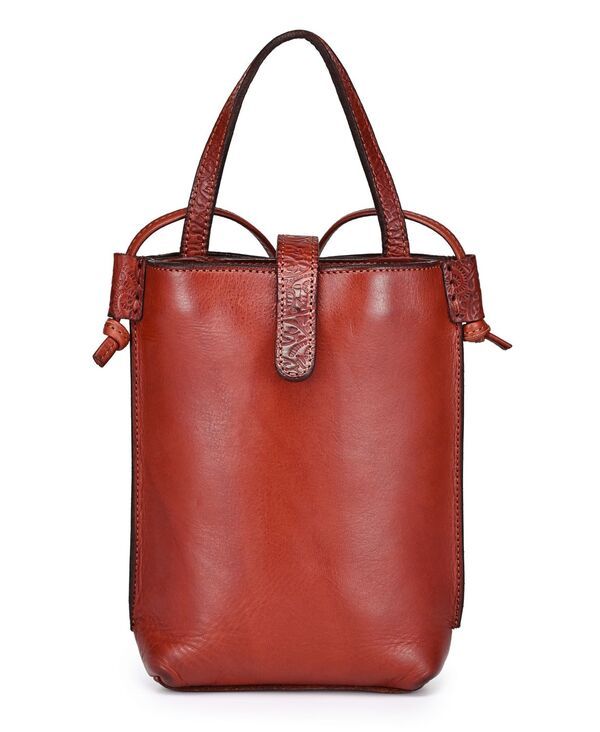オールドトレンド レディース バッグ ミニ OLD TREND Wishbone Mini Crossbody Handbag Coffee Brown ブラウン