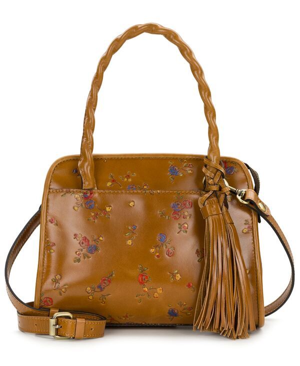 パトリシアナシュ レディース バッグ レザー Patricia Nash Parismalleather Satchel Handbag Lightan タン