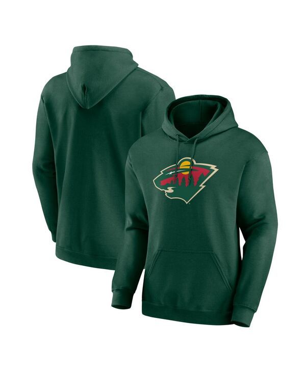ロゴアスレチック メンズ アウター パーカー・スウェット Logo Athletic Mens Green Minnesota Wild Essential Hoodie Green グリーン