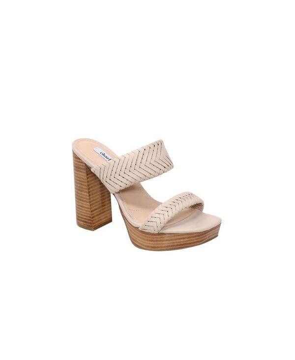 チャールズ・デイビッド レディース シューズ サンダル プラットフォーム ヒール Charles David Womens Intro Platform Chunky Heel Sandal Whit