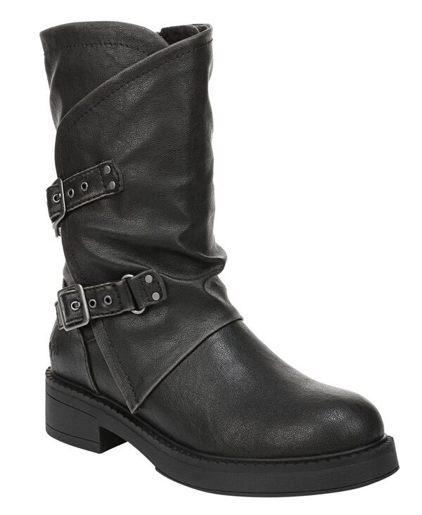 ブローフィッシュマリブ レディース シューズ ブーツ・レインブーツ Blowfish Malibu Womens Venice 2 Zipper Boots Black Faux Leather ブラ