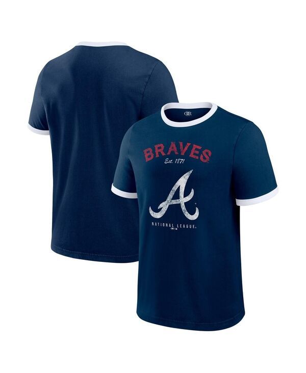 ダリウス・ラッカー コレクション バイ ファナティクス メンズ トップス Tシャツ Darius Rucker Collection By Fanatics Mens Navy Atlanta Bra
