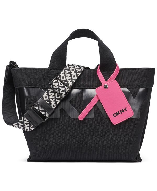 ダナ キャラン ニューヨーク レディース バッグ ロゴ DKNY Brady Medium Logo Crossbody Bag BlackHot Pink ブラック