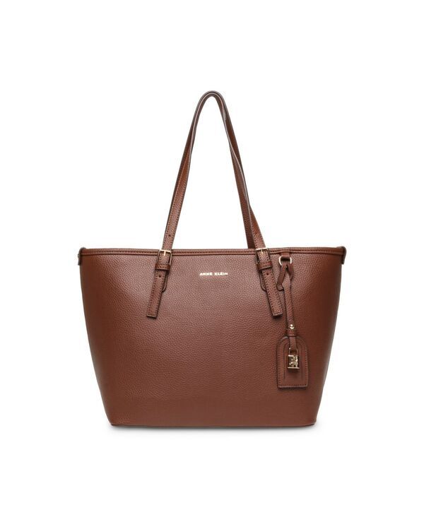 アンクライン レディース バッグ Anne Klein Perfect Large Tote Handbag Walnut