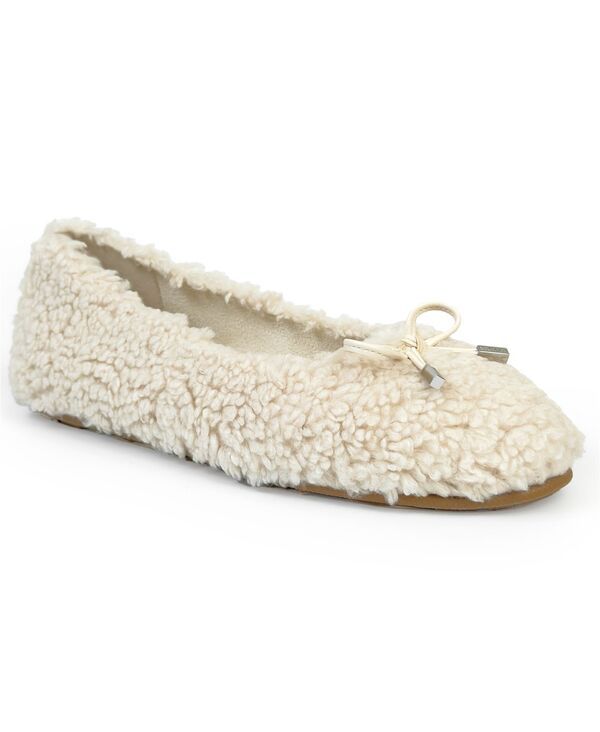 エアロソールズ レディース シューズ パンプス Aerosoles Womens Patrina Cozy Casual Ballet Flat Naturaleggnog faux shearlin