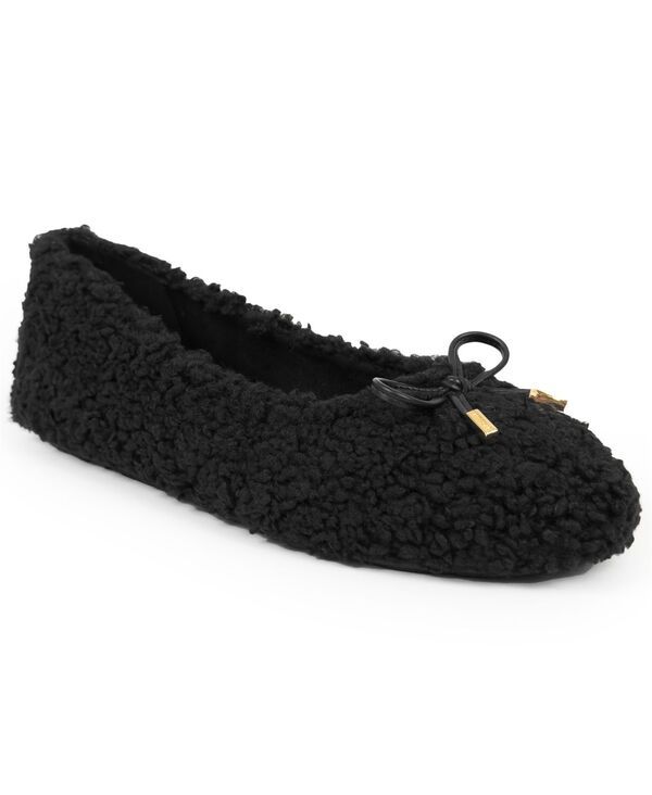 エアロソールズ レディース シューズ パンプス Aerosoles Womens Patrina Cozy Casual Ballet Flat Black faux shearlingfaux le